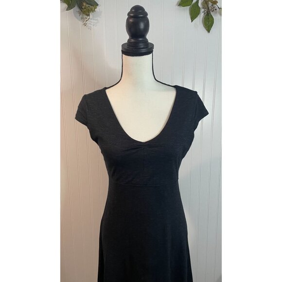 Horny Toad Womens Black A-Line Dress Small Tencel Cotton Blend Size Small - Picture 6 of 12